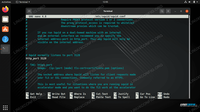 Tutorial de configuração de proxy de lula no Linux