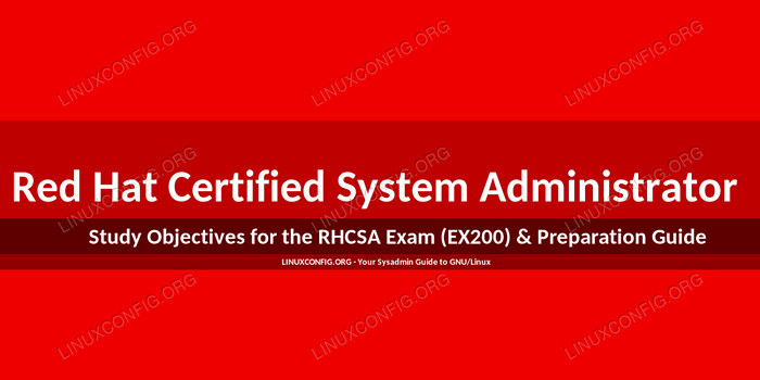 Cele badań dla Przewodnika egzaminu i przygotowania RHCSA