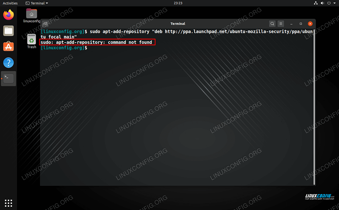 Sudo Apt-Add-Repository Command tidak dijumpai?