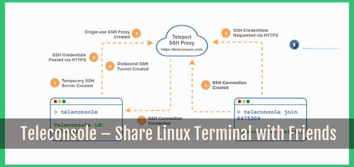 Teleconsole - Compartilhe seu terminal Linux com seus amigos