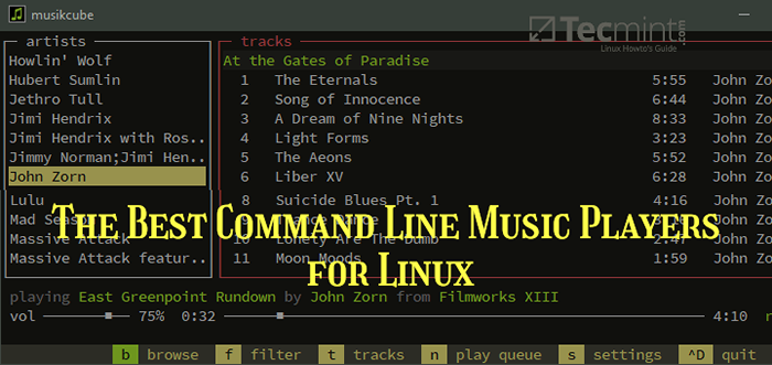 Os 5 melhores tocadores de música de linha de comando para Linux