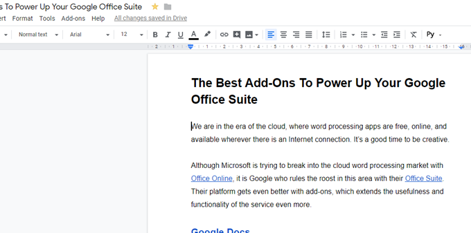 Tambahan terbaik untuk menaikkan suite Office Google anda