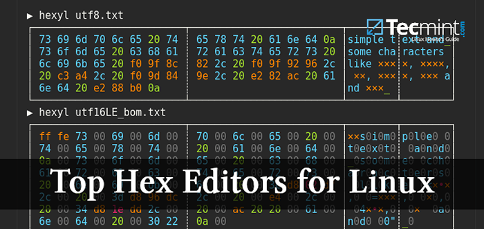 Principais editores hexadecimais para Linux