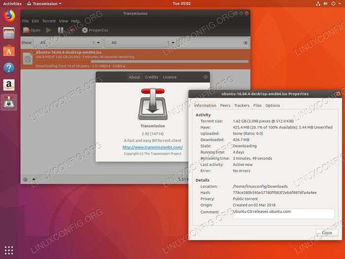 Pelanggan Torrent di Ubuntu 18.04 Bionic Beaver Linux