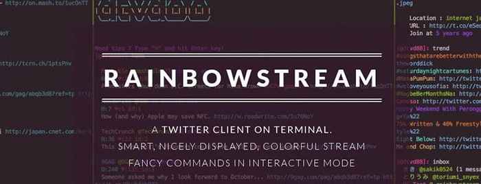 Tweet desde la línea de comandos de Linux con Rainbow Stream