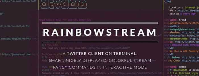 Tweet z linii poleceń Linux z Rainbow Stream