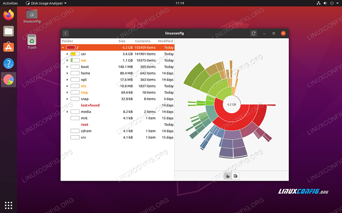 Ubuntu 20.04 Vérification de l'espace disque