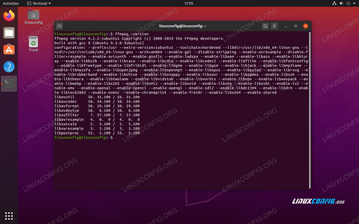 Ubuntu 20.04 FFMPEG -Installation