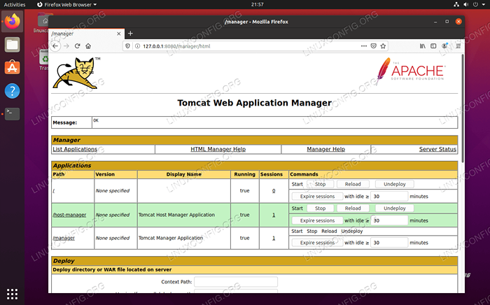 Ubuntu 20.04 Instalacja Tomcat