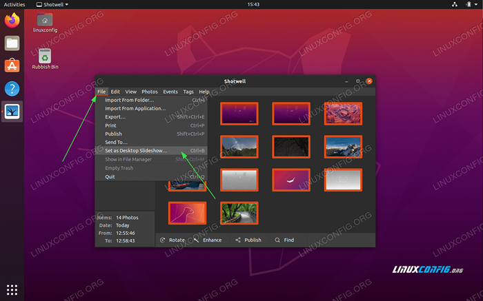 Ubuntu 20.04 Fond d'écran diaporama