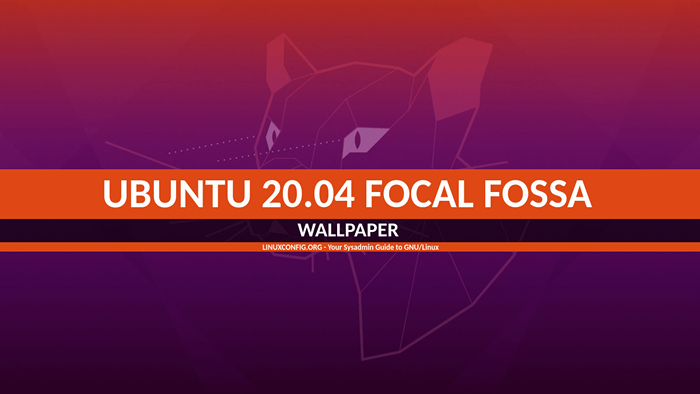 Ubuntu 20.04 Fond d'écran