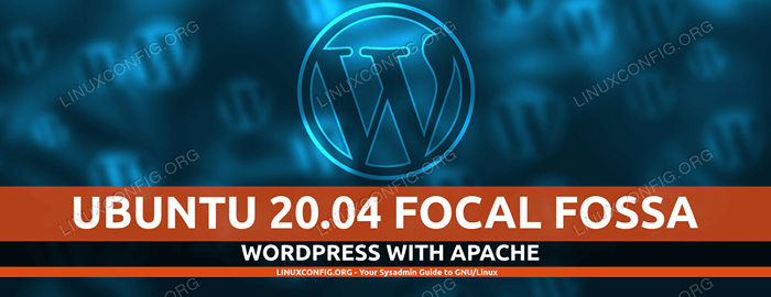 Ubuntu 20.04 WordPress com instalação do Apache