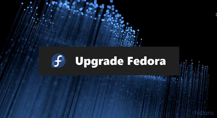 Upgrade Fedora ein Schritt-für-Schritt-Tutorial aufbauen