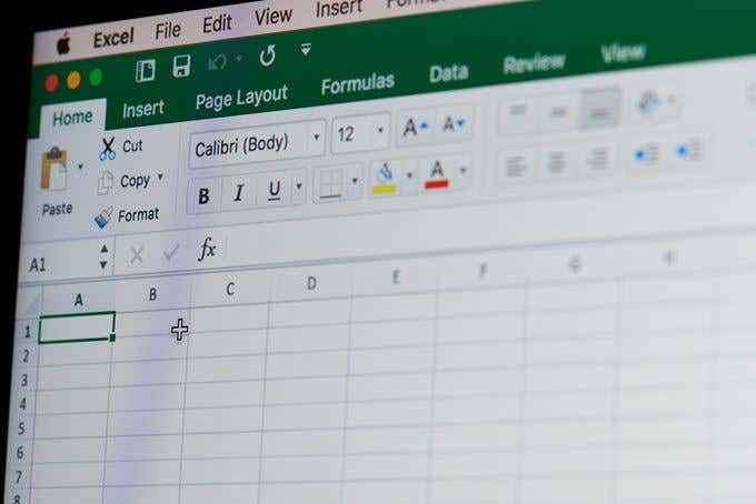 Gunakan keyboard untuk mengubah tinggi baris dan lebar kolom di Excel
