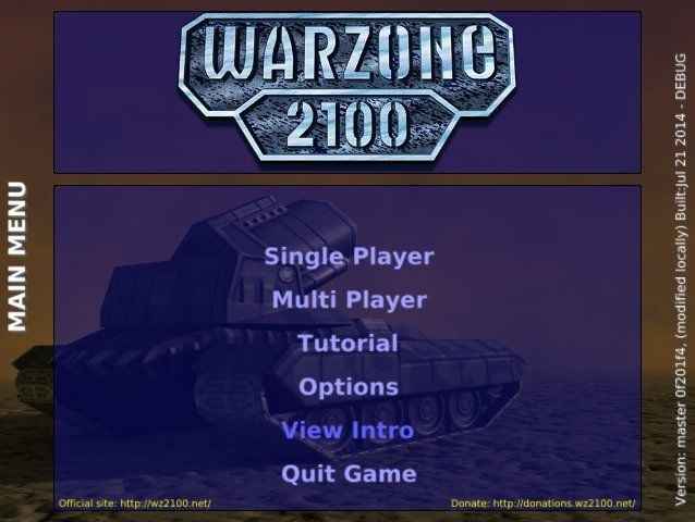 Instalación de Warzone2100 en Debian Wheezy