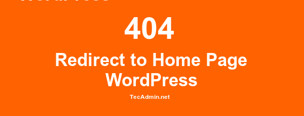 WordPress przekierowywanie 404 Błąd na stronę główną