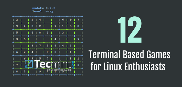 12 erstaunliche terminalbasierte Spiele für Linux -Enthusiasten