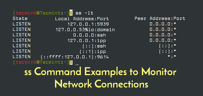 12 exemplos de comando SS para monitorar as conexões de rede