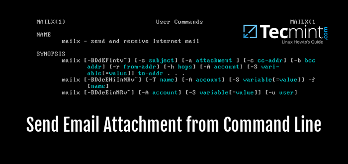 4 maneiras de enviar anexo de e -mail da linha de comando Linux