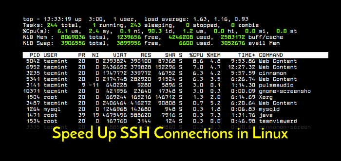 4 formas de acelerar las conexiones SSH en Linux
