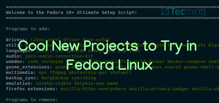 5 proyectos nuevos y geniales para probar en Fedora Linux