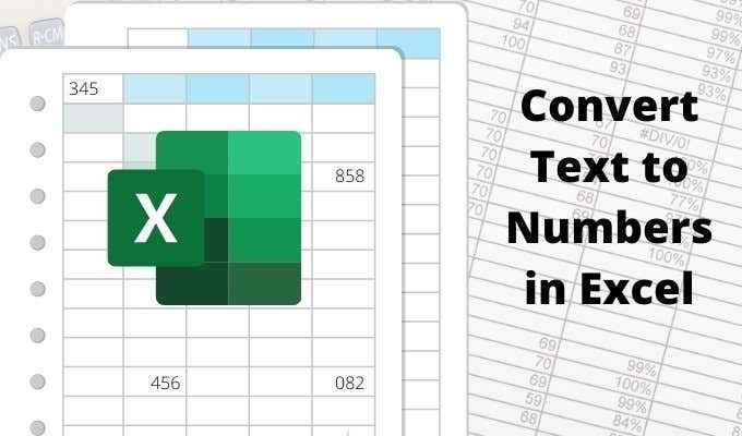 5 formas de convertir el texto en números en Excel