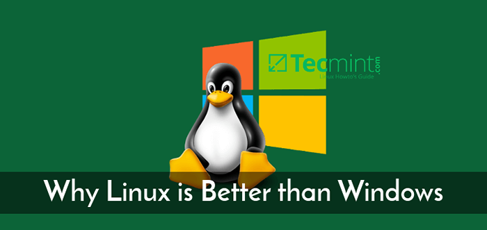 6 razões pelas quais o Linux é melhor que o Windows for Servers