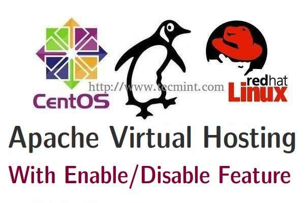 Tworzenie wirtualnych hostów Apache za pomocą opcji Włącz/Wyłącz VHosts w RHEL/Centos 7.0