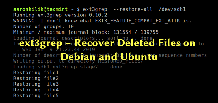 ext3grep - gelöschte Dateien auf Debian und Ubuntu wiederherstellen