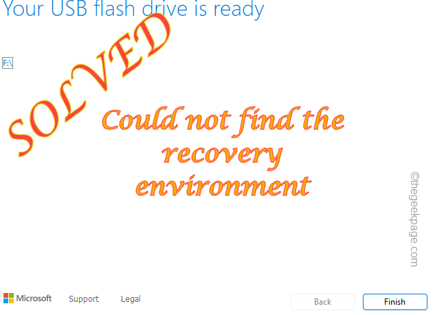 Fix no pudo encontrar el entorno de recuperación en Windows 11/10
