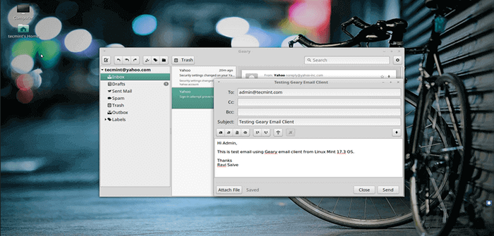 Geary - klien email modern yang tampan untuk Linux