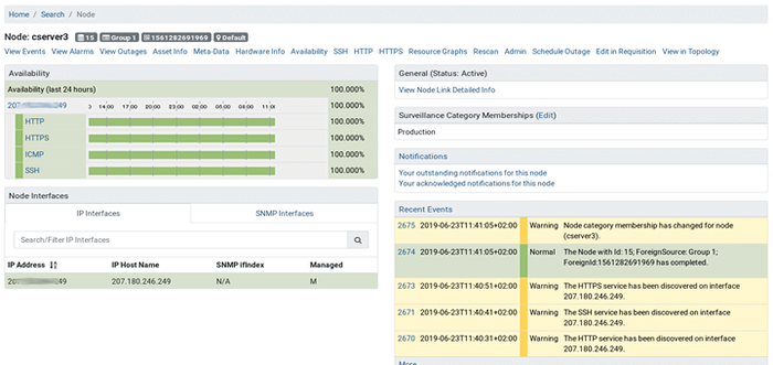 Cómo agregar hosts en OpenNMS Monitoring Server