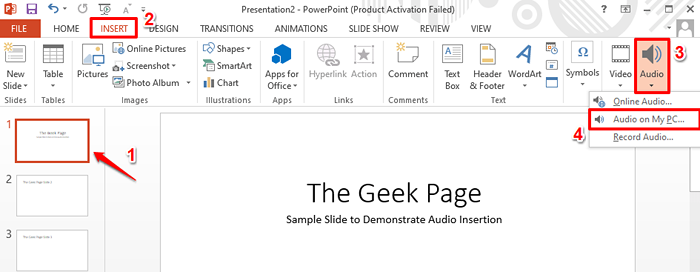 So fügen Sie Musik zu Microsoft PowerPoint -Präsentationen hinzu