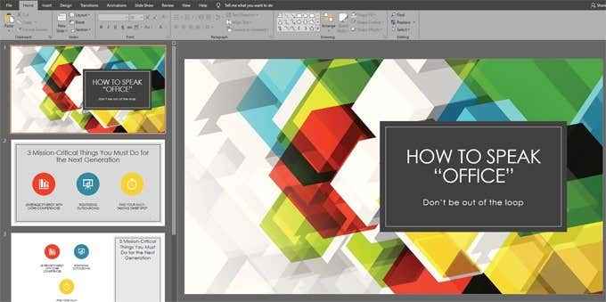 Cara menambah nombor slaid ke powerpoint