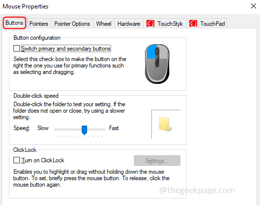 Cómo ajustar la velocidad de doble clic del mouse en Windows 10/11