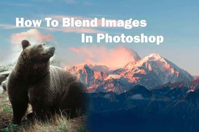 Cara berbaur di photoshop