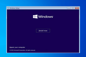 Como inicializar ou reparar o computador Windows usando o mídia de instalação
