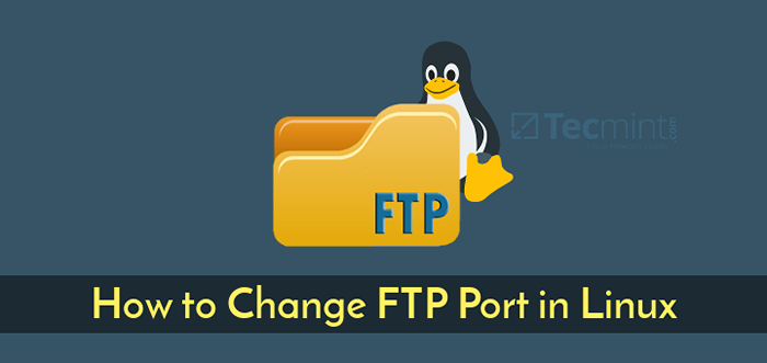 Cara mengubah port ftp di linux