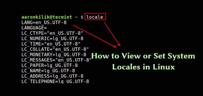 Jak zmienić lub ustawić lokalizacje systemu w Linux