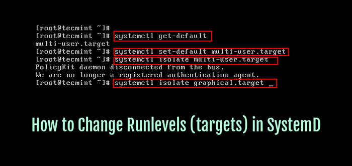 Cara Mengubah Runlevels (Target) di SystemD