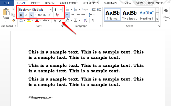 Cara menukar font lalai dalam Microsoft Word