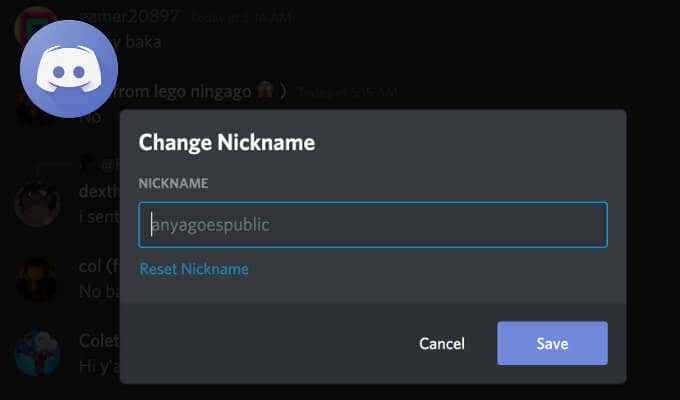 Comment changer votre surnom sur Discord