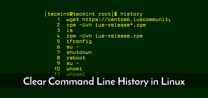 Cómo borrar el historial de la línea de comandos de Bash en Linux