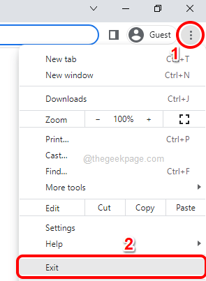 Cara menutup semua tingkap dan tab Google Chrome dengan serta -merta dalam satu perjalanan