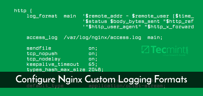 Cómo configurar los formatos de registro de acceso y acceso personalizado en Nginx