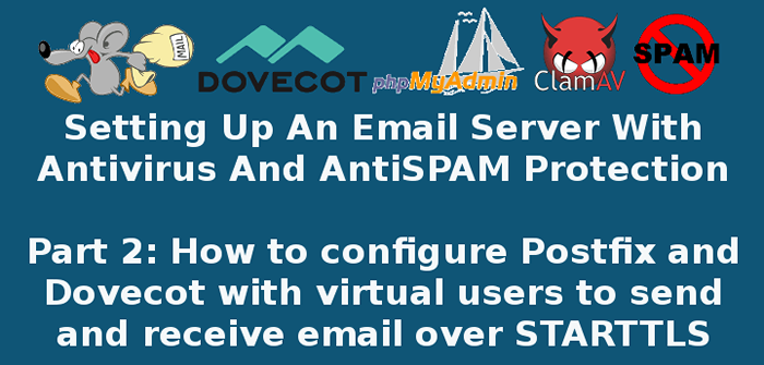 Cómo configurar Postfix y Dovecot con usuarios de dominio virtual en Linux - Parte 2