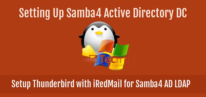 Cara Mengkonfigurasi Thunderbird dengan Iredmail untuk Samba4 AD - Bahagian 13