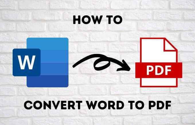 Cómo convertir un documento de Word a PDF