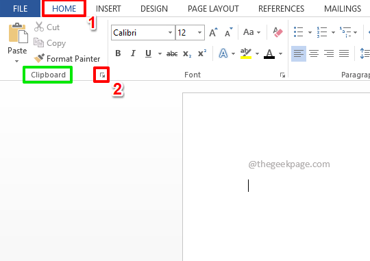 Cara menyalin dan menempel beberapa item menggunakan clipboard di MS Word