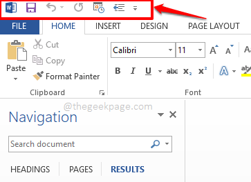 Como personalizar a barra de ferramentas de acesso rápido em qualquer produto do MS Office
